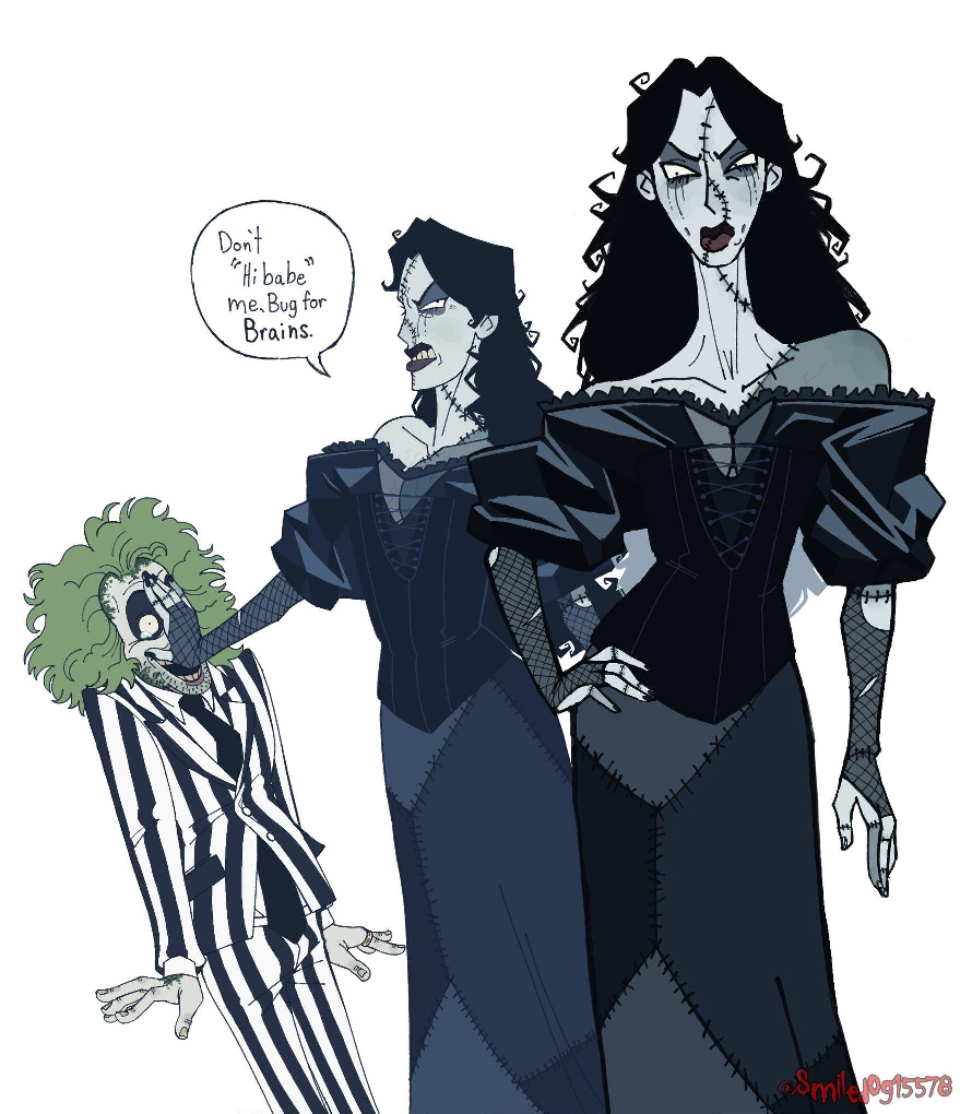 Beetlejuice scare actor performance artwork