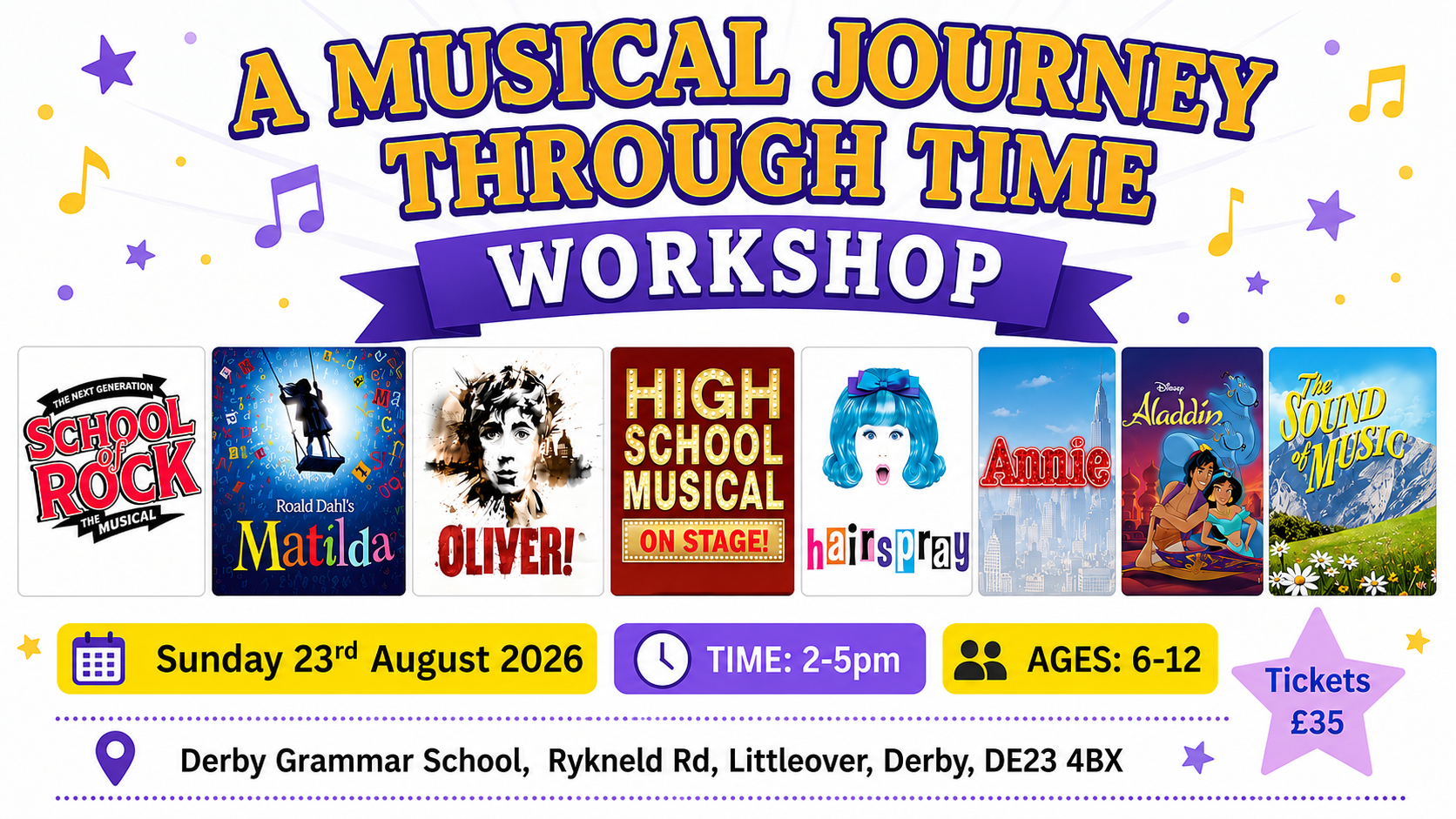 An image advertising 2BEEZ Musical Workshop